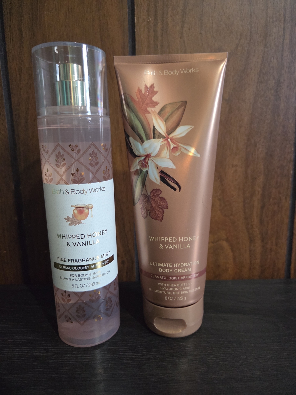 Bath & Body Works Whipped Honey & Vanilla Body Cream & Mist